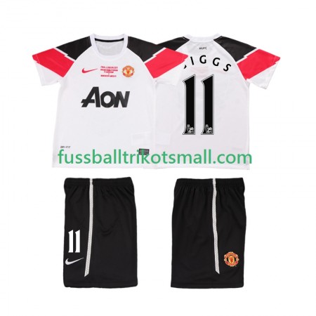 Fußballtrikots Manchester United GIGGS 11 Champions League 2011 2012 Retro Kinder Kurzarm 3rd trikot kaufen